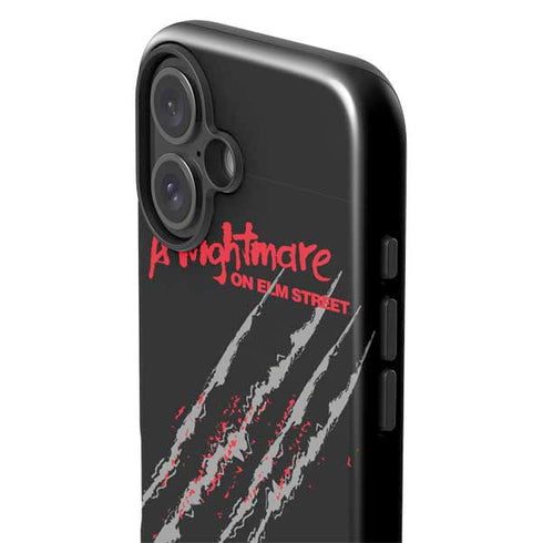 Nightmare on Elm Street Freddy Krueger Slash iPhone 16 Plus Impact Case